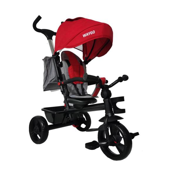 Imagem de Triciclo Infantil Waygo Vermelho e Preto - Replay Kids