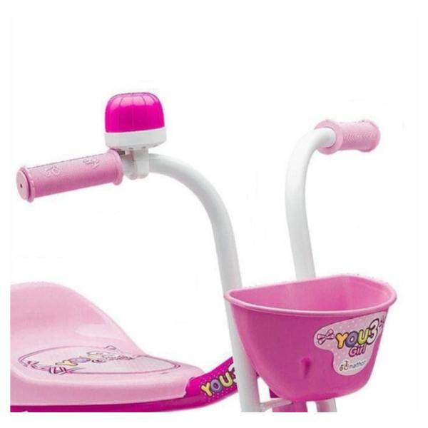 Imagem de Triciclo Infantil You 3 Girl Rosa - Nathor