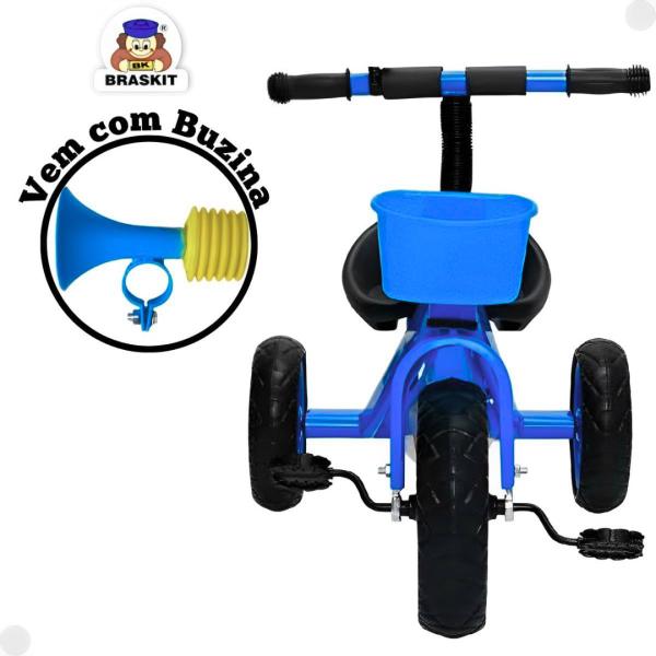 Triciclo Legal Infantil Com Cestinha e Buzina - Braskit Imagem de Triciclo Legal Infantil Com Cestinha e Buzina - Braskit