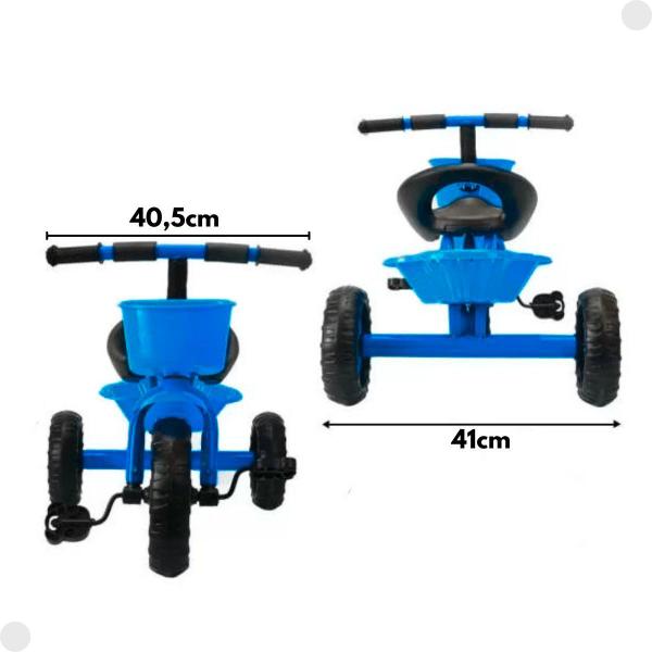 Triciclo Legal Infantil Com Cestinha e Buzina - Braskit Imagem de Triciclo Legal Infantil Com Cestinha e Buzina - Braskit