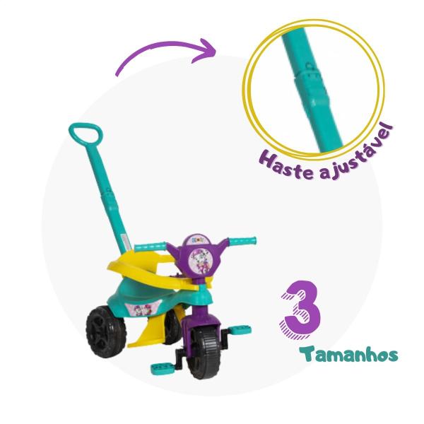 Imagem de Triciclo Motoca Infantil Com Empurrador E Aro De Proteção