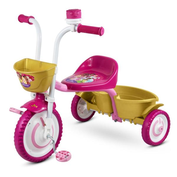 Imagem de Triciclo Motoca Infantil Menina Princesas Disney - Nathor