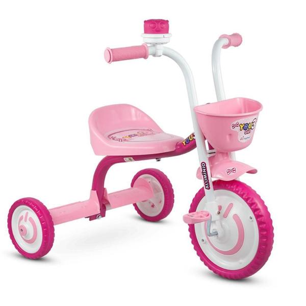 Imagem de Triciclo Motoca Modelo You 3 Girl Marca Nathor Meninas Rosa