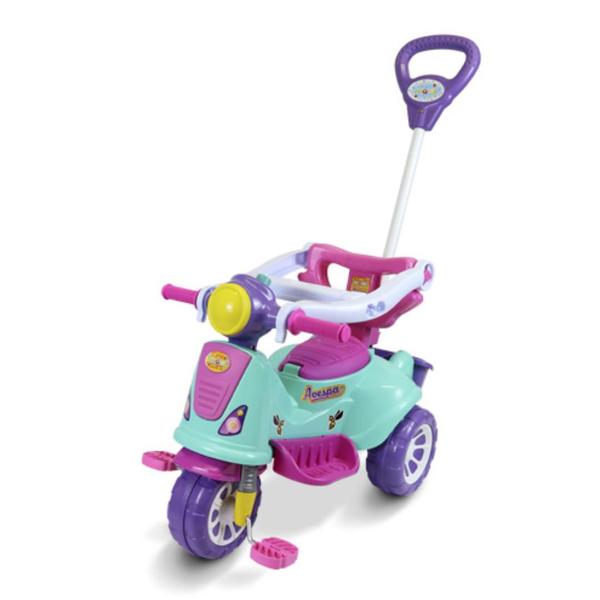 Imagem de Triciclo Motoca Passeio Infantil Avespa Rosa - Maral 3173