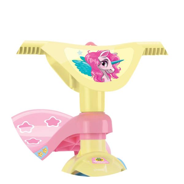 Imagem de Triciclo Motoca Pedal Infantil Tchuco Unicornio Haste Removivel