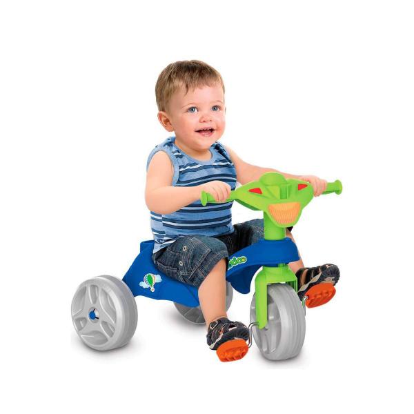 Triciclo Mototico Passeio E Pedal Azul Bandeirante - Bandeirantes Imagem de Triciclo Mototico Passeio E Pedal Azul Bandeirante