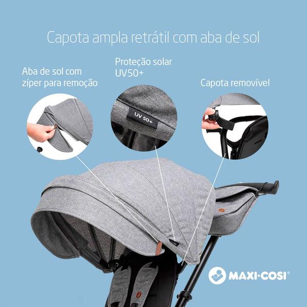 Imagem de Triciclo para Bebê Patroller Grey Luxe Maxi Cosi