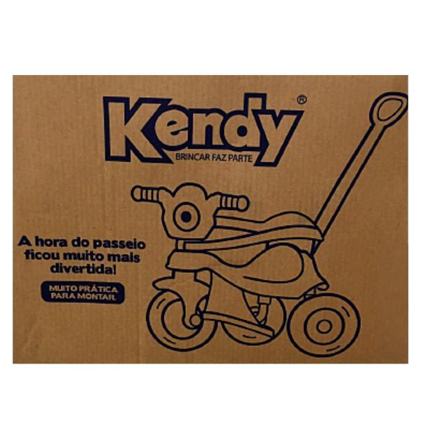 Imagem de Triciclo Para Criança Infantil Com Haste De Empurrar Removível Pedal Motoca Menino Baby Dog Kendy