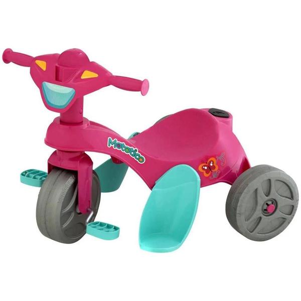 Triciclo Passeio E Pedal Mototico Rosa Bandeirante Imagem de Triciclo Passeio E Pedal Mototico Rosa Bandeirante