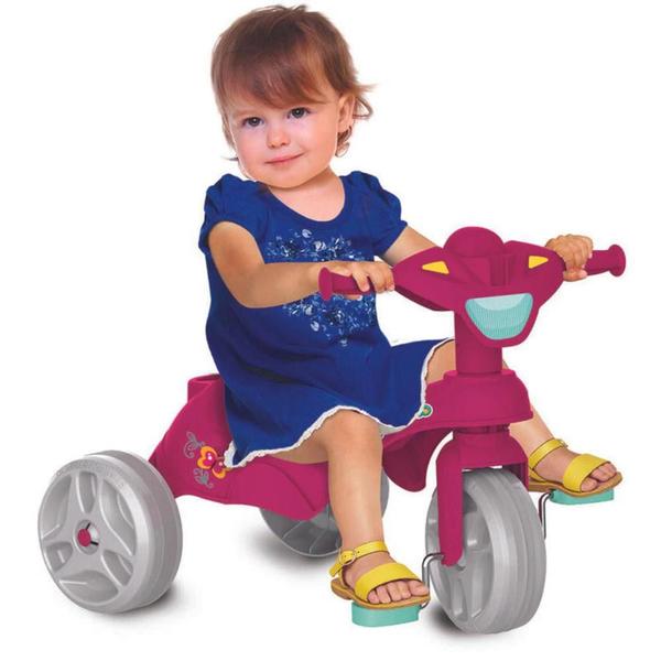 Triciclo Passeio E Pedal Mototico Rosa Bandeirante Imagem de Triciclo Passeio E Pedal Mototico Rosa Bandeirante