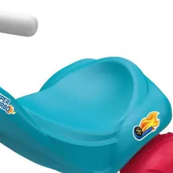 Triciclo Passeio Motoca Infantil Super Turbo Azul +4 Anos Tico Tico Velotrol Brinquedo Até 25kg Xalingo - 07523 Imagem de Triciclo Passeio Motoca Infantil Super Turbo Azul +4 Anos Tico Tico Velotrol Brinquedo Até 25kg Xalingo - 07523