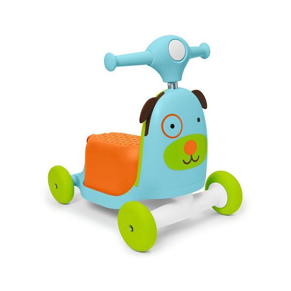 Triciclo Patinete Cachorro Zoo Skip Hop Divertido Versatil e Seguro Imagem de Triciclo Patinete Cachorro Zoo Skip Hop Divertido Versatil e Seguro