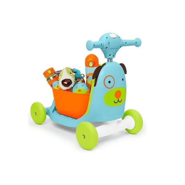 Triciclo Patinete Cachorro Zoo Skip Hop Divertido Versatil e Seguro Imagem de Triciclo Patinete Cachorro Zoo Skip Hop Divertido Versatil e Seguro