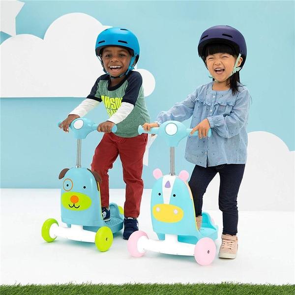 Triciclo Patinete Cachorro Zoo Skip Hop Divertido Versatil e Seguro Imagem de Triciclo Patinete Cachorro Zoo Skip Hop Divertido Versatil e Seguro