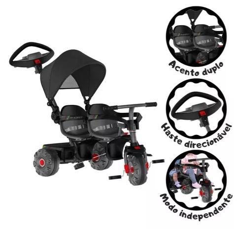 Triciclo Smart 2 Lugares - Ref 1314 Bandeirante Imagem de Triciclo Smart 2 Lugares - Ref 1314 Bandeirante