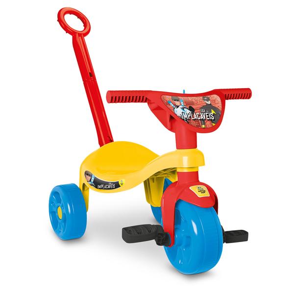 Triciclo Tchuco Herois Com Haste Samba Toys Imagem de Triciclo Tchuco Herois Com Haste Samba Toys