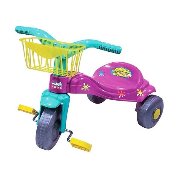 Imagem de Triciclo Tico-tico Bala Roxo com Cesta 2520L - Magic Toys