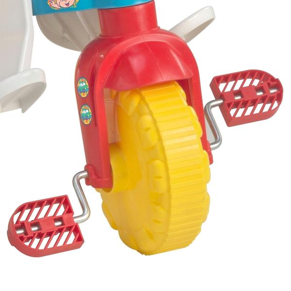 Triciclo Tico Tico Cebolinha Com Aro Haste Som E Luz - Magic Toys Imagem de Triciclo Tico Tico Cebolinha Com Aro Haste Som E Luz - Magic Toys