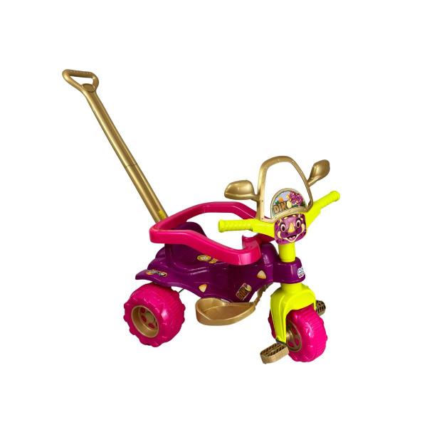 Imagem de Triciclo Tico -Tico Dino Rosa Magic Toys com Som