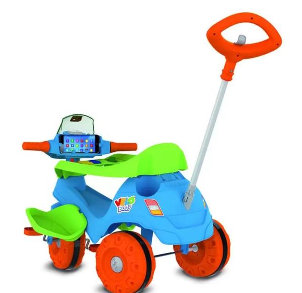 Imagem de Triciclo Velobaby Bandeirante Passeio  Pedal  - 356AZUL