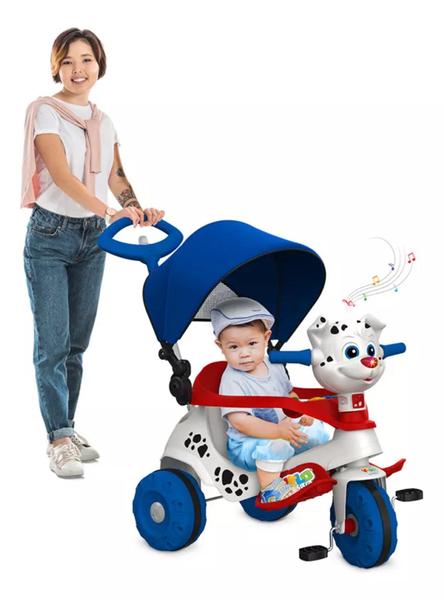 Imagem de Triciclo Velobaby Doggy Com Capota Passeio E Pedal 365 Bandeirante