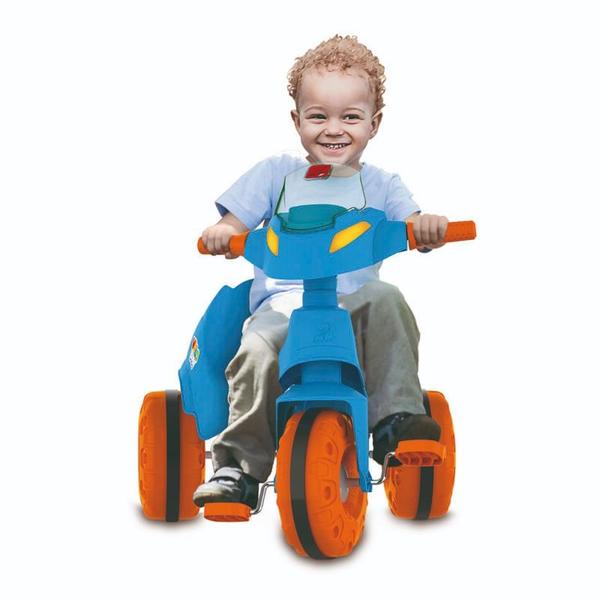 Triciclo Velobaby G2 Passeio e Pedal (Azul) 356 Bandeirante Imagem de Triciclo Velobaby G2 Passeio e Pedal (Azul) 356 Bandeirante