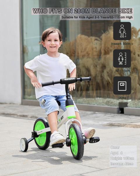 Imagem de Triciclos para andar de triciclo a bicicleta UBRAVOO Fit 'n Joy 2-5 anos