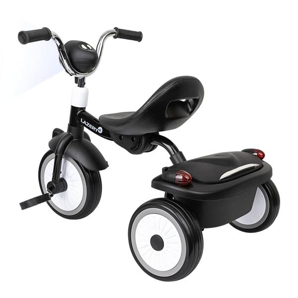 Imagem de Tricycle Lazery Kids de 1 a 5 anos com luzes e sons - preto