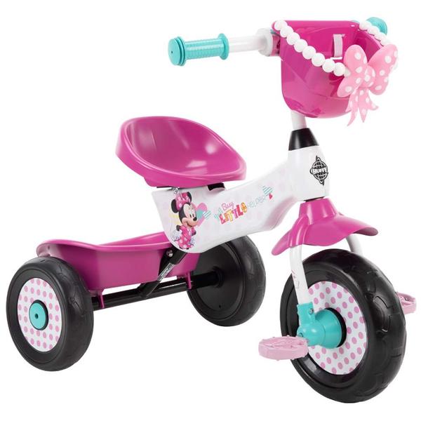 Imagem de Trike Huffy Disney Minnie Mouse Girls para crianças a partir de 3 anos, rosa