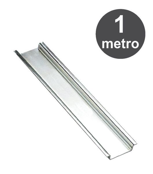 Imagem de Trilho DIN 1 Metro Ferro Zincado 35x7,5x1000mm