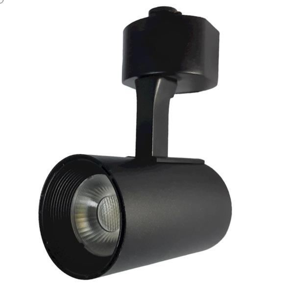 Imagem de Trilho Eletrificado 1 Metro Preto Com 4 Spots Led 7W 6000K