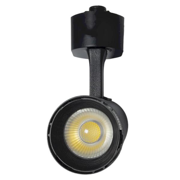 Imagem de Trilho Eletrificado 1 Metro Preto Com 4 Spots Led 7W 6000K