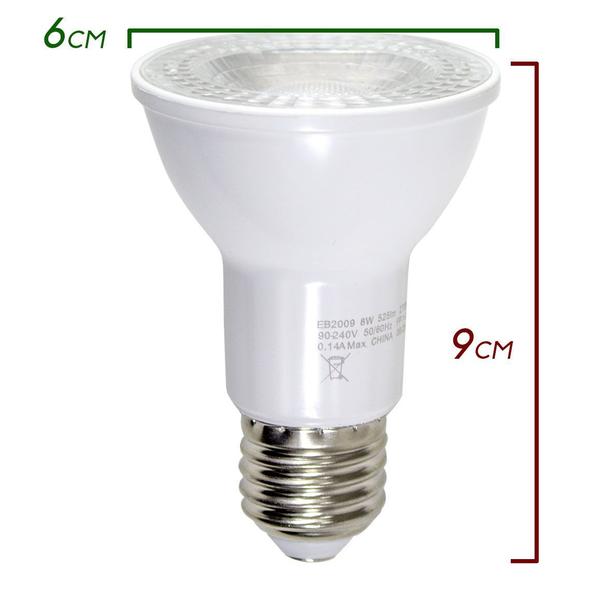 Imagem de Trilho Eletrificado 1m+ 2 Spot Branco + 2 LED Par20 Branco Quente St335