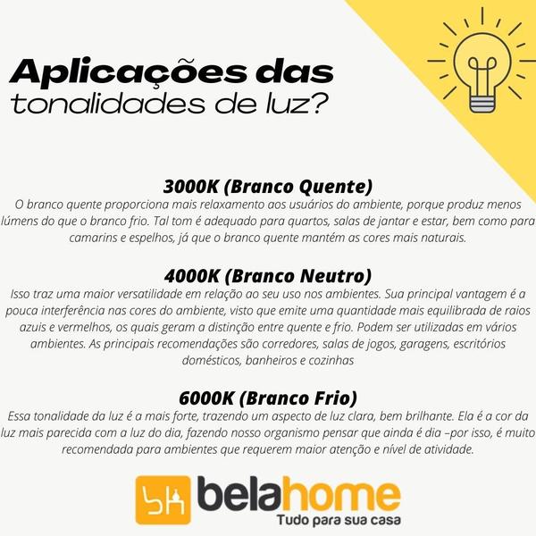 Imagem de Trilho Eletrificado 2 Metros + 4 Spots Gu10 Preto C/ Lâmpada Branco Quente Dimerizável 110v