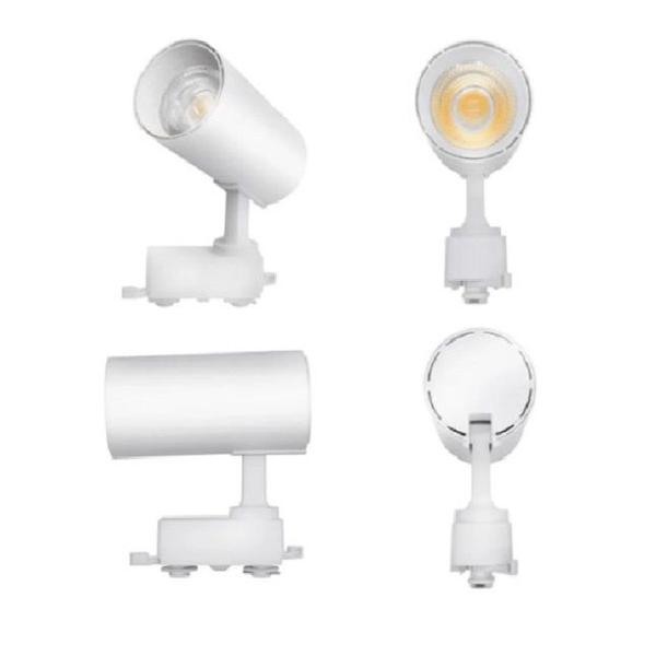 Imagem de Trilho Eletrificado Com 3 Spot Direcionavel 1 Metro Branco Led 7W 6500K