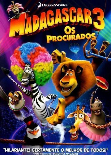 Imagem de trilogia madagascar 1 2 3 dvd original lacrado