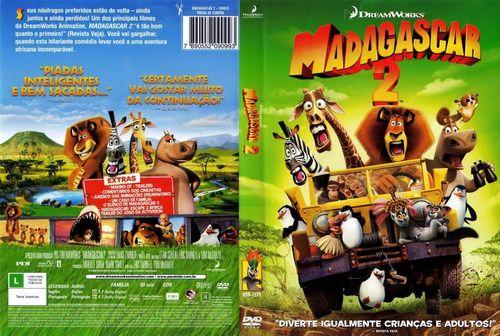 Imagem de trilogia madagascar 1 2 3 dvd original lacrado