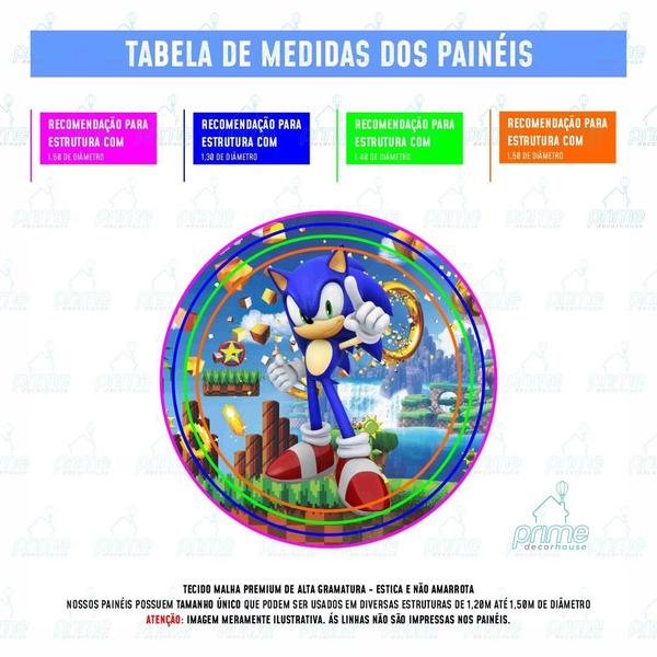 Trio Capa Cilindro + Painel Redondo Sonic Tecido 1,50M - Prime Decor House Imagem de Trio Capa Cilindro + Painel Redondo Sonic Tecido 1,50M