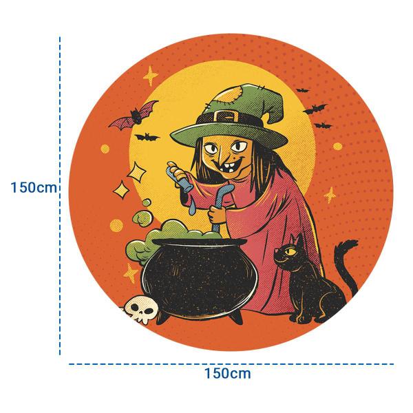 Trio Capas Cilindro Halloween P M G + Painel Sublimado 1,50 - Decoraset Imagem de Trio Capas Cilindro Halloween P M G + Painel Sublimado 1,50