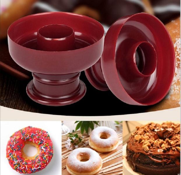 Imagem de Trio  de Moldes/Cortadores Coração/Flor/Círculo para Pães /Donuts