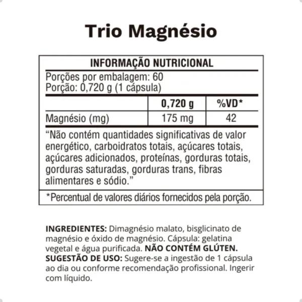 Imagem de Trio Magnésio 720Mg 60 Capsulas Ocean Drop