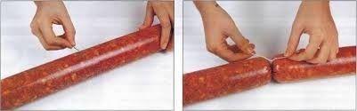 Imagem de Tripa De Colágeno Para Fabricação de Salame Calibre 50 - 10 Metros