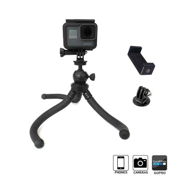 Imagem de Tripé Articulado para Celular / GoPro / Câmeras Compactas  25cm