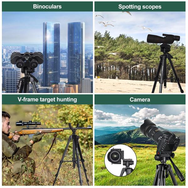 Imagem de Tripé binocular DAPENG 70 com adaptador para telescópio