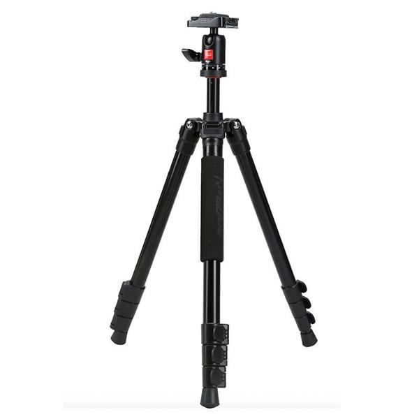 Tripé para Câmera c/ Suporte Celular Profissional com Bastão Kingjoy 1,54m BT-258B Imagem de Tripé para Câmera c/ Suporte Celular Profissional com Bastão Kingjoy 1,54m BT-258B