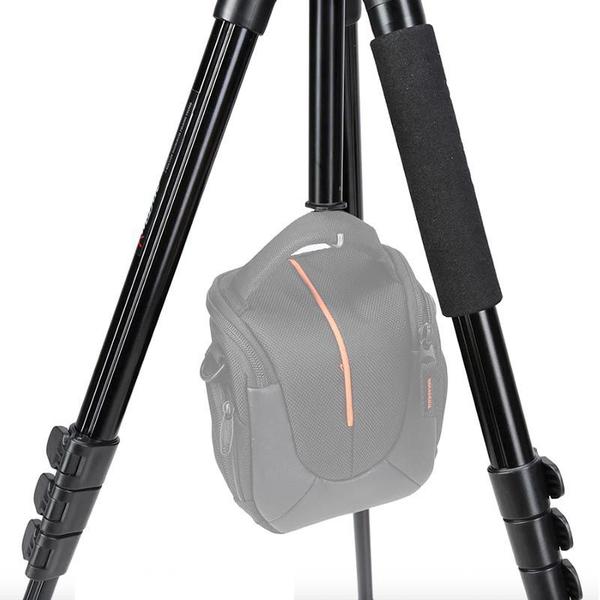 Tripé para Câmera c/ Suporte Celular Profissional com Bastão Kingjoy 1,54m BT-258B Imagem de Tripé para Câmera c/ Suporte Celular Profissional com Bastão Kingjoy 1,54m BT-258B