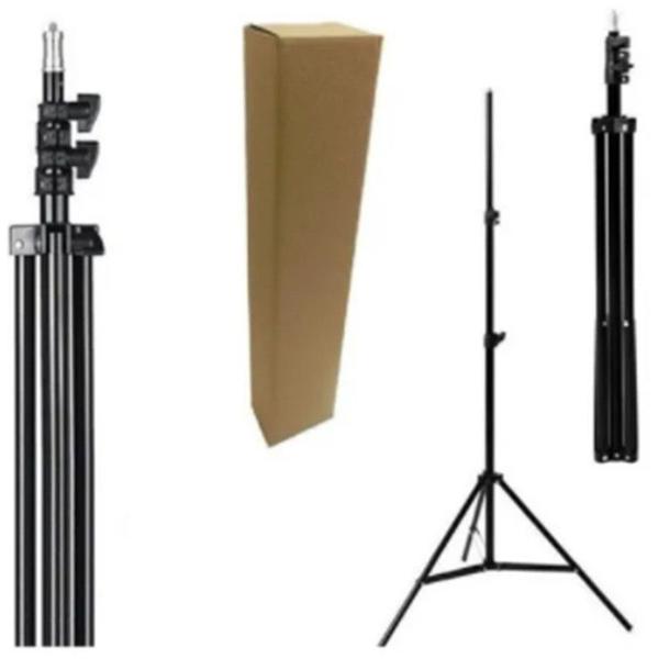 Tripe para Câmera Fotográfica 2,0 Metros Profissional - A.R Variedades MT Imagem de Tripe para Câmera Fotográfica 2,0 Metros Profissional