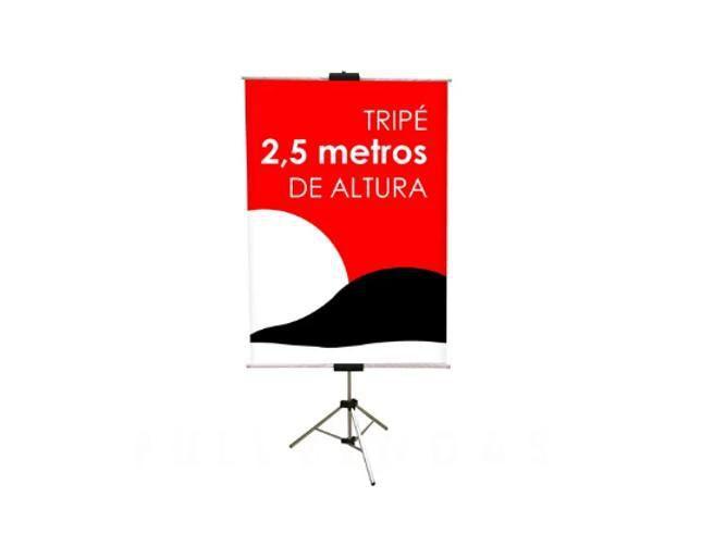 Tripé Pedestal Suporte Para Telas De Projeção Datashow 2,50M - Full Vendas Imagem de Tripé Pedestal Suporte Para Telas De Projeção Datashow 2,50M
