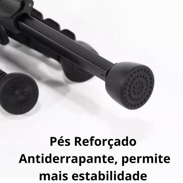 Imagem de Tripé Premium Pra Câmera e Celular 180 Cm + Controle Shuter