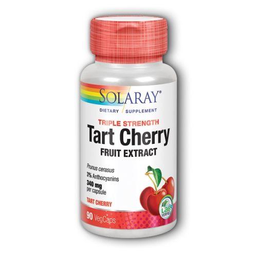 Triple Strength Tart Cherry 90 cápsulas da Solaray (pacote com 2) Imagem de Triple Strength Tart Cherry 90 cápsulas da Solaray (pacote com 2)